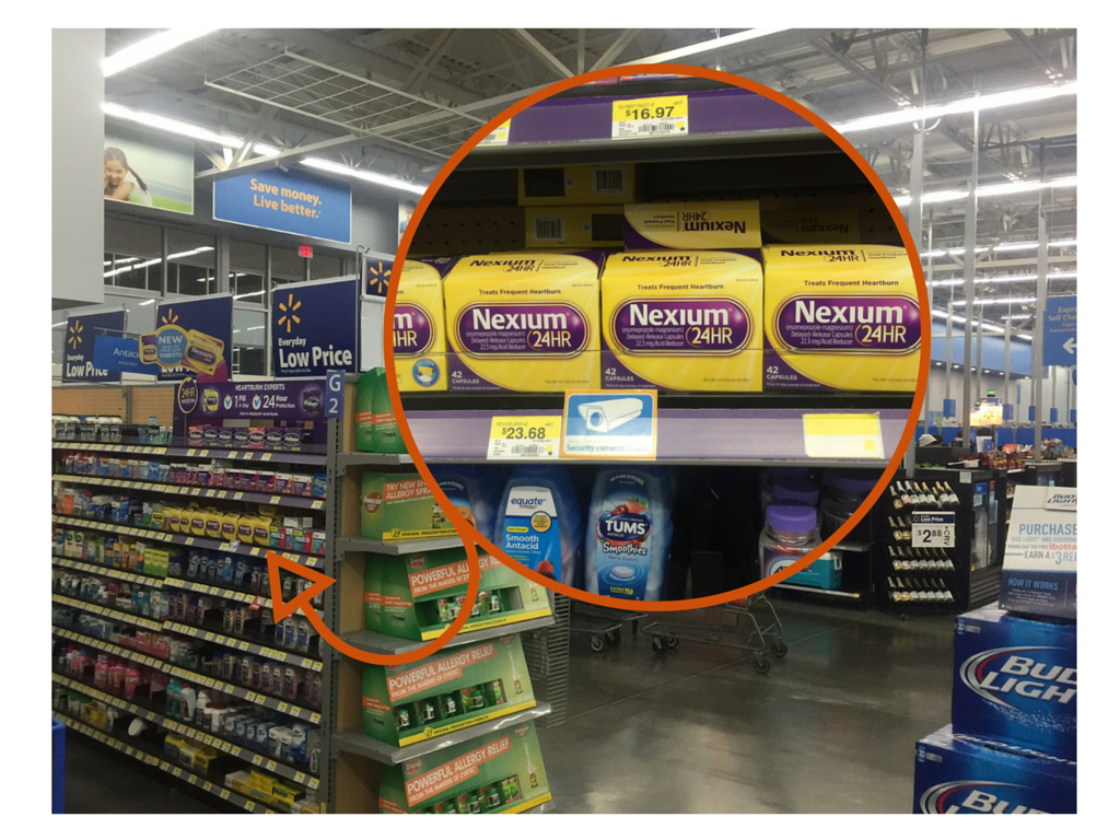 Nexium at Walmart